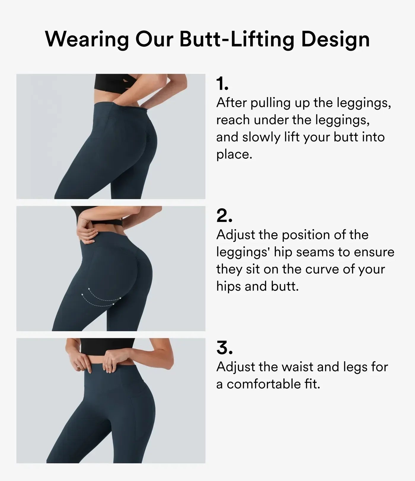 UltraSculpt™ SoCinched High-Waist Tummy Control Butt-Lifting Leggings with Pockets