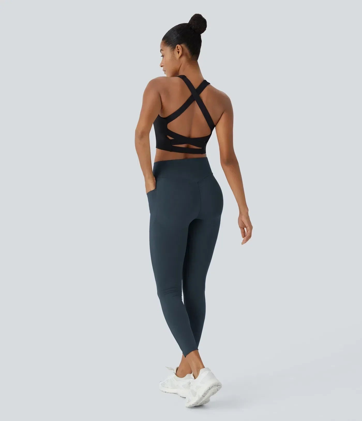 UltraSculpt™ SoCinched High-Waist Tummy Control Butt-Lifting Leggings with Pockets