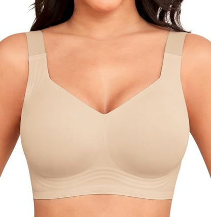 Seamless Full Coverage Push Up No Underwire Bras